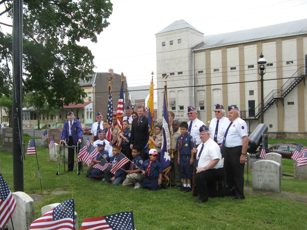 Cleveland Elementary School Cub Scouts, MOPH Post 190 & Congressman Charlie Dent
